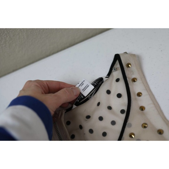 Diane Von Furstenberg Womens Abrielle Crystal-Embellished Sleeveless Top Size‎ 4 - Picture 11 of 14